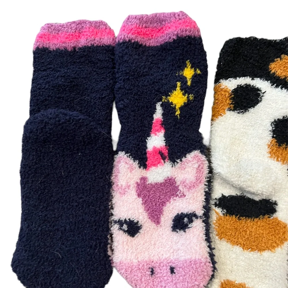 Set of 3 fuzzy socks